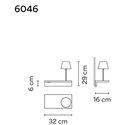 Vibia Suite 16 Right Read wall lamp