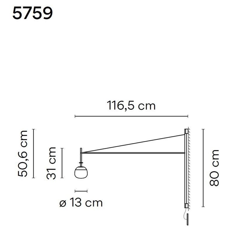 Vibia Tempo 116,5 Recessed wall lamp