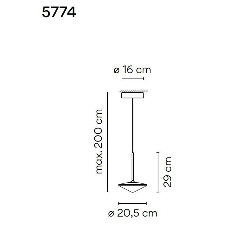 Vibia Tempo 20,5 suspension lamp