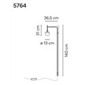 Vibia Tempo 36,5 wall lamp