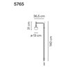 Vibia Tempo 36,5 Recessed wall lamp
