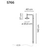 Vibia Tempo 40 wall lamp
