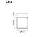 Vibia Up 64 ceiling lamp