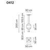 Vibia Wireflow Square 50 suspension lamp