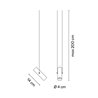 Vibia Circus Narrow 20° Pendant - 0140 Leuchte für Schienenbeleuchtung
