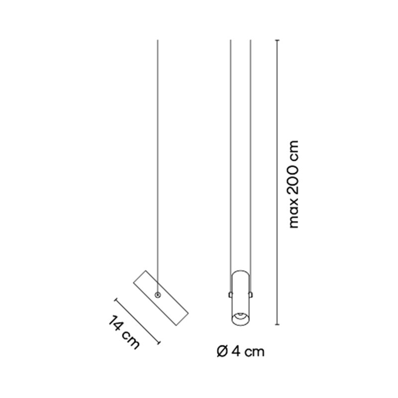 Vibia Circus Wide 40° Pendant - 0142 Leuchte für Schienenbeleuchtung