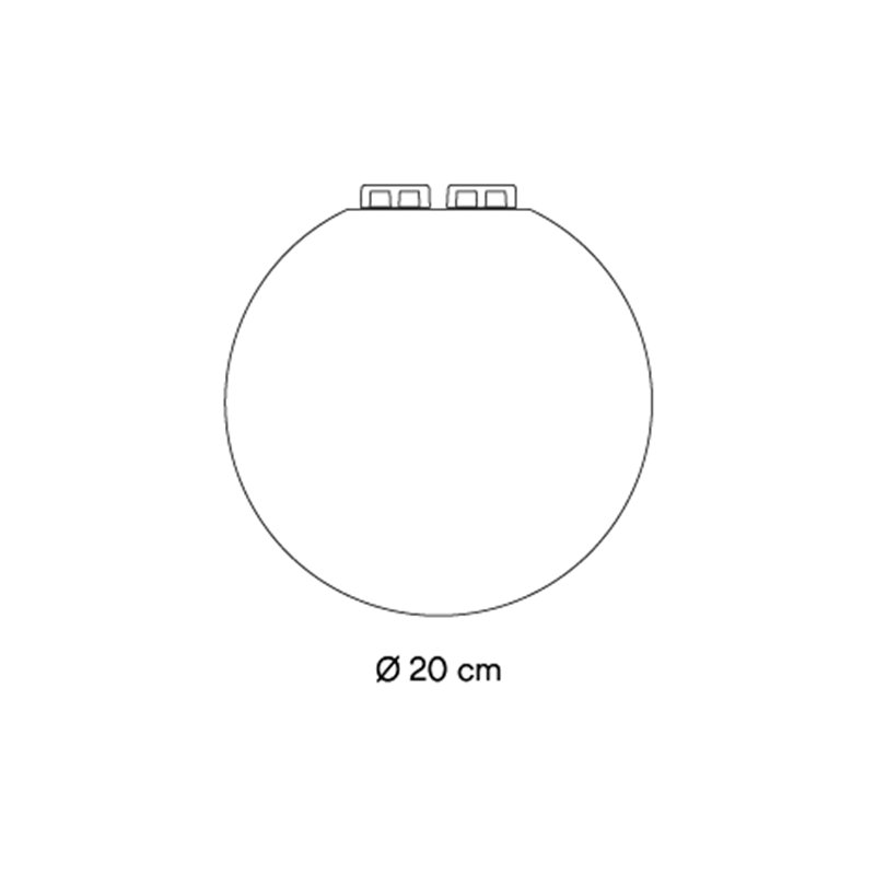 Vibia Circus Ø 20 cm - 0164 Leuchte für Schienenbeleuchtung