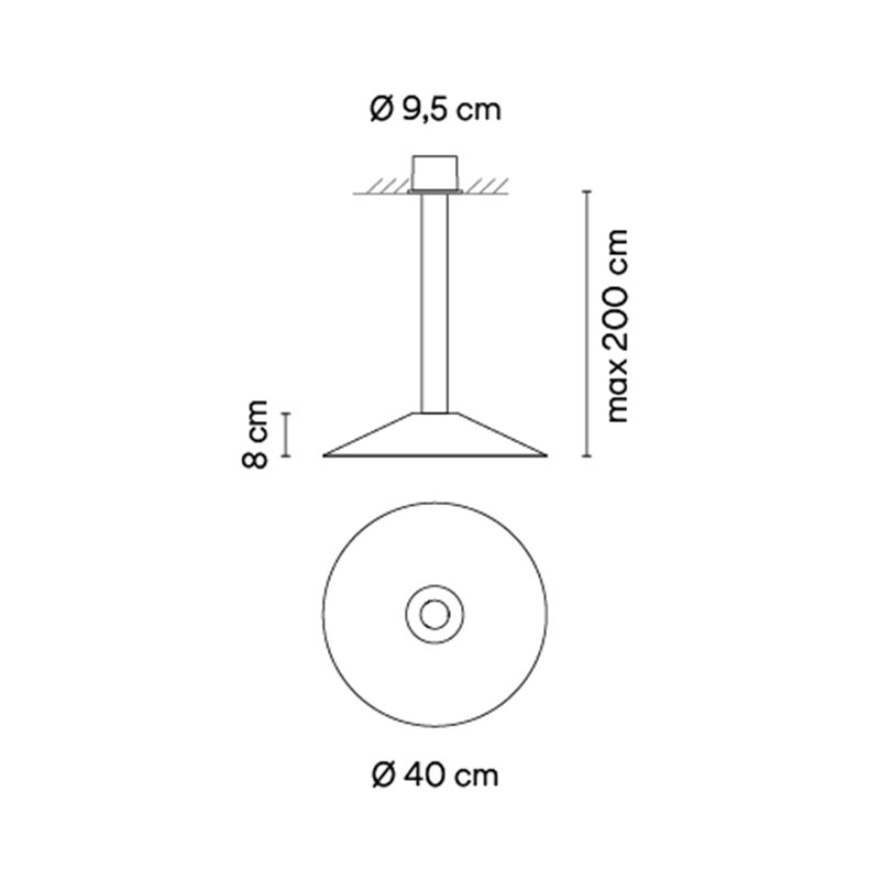 Vibia Circus solo Ø 40 cm - 0182 Hängelampe