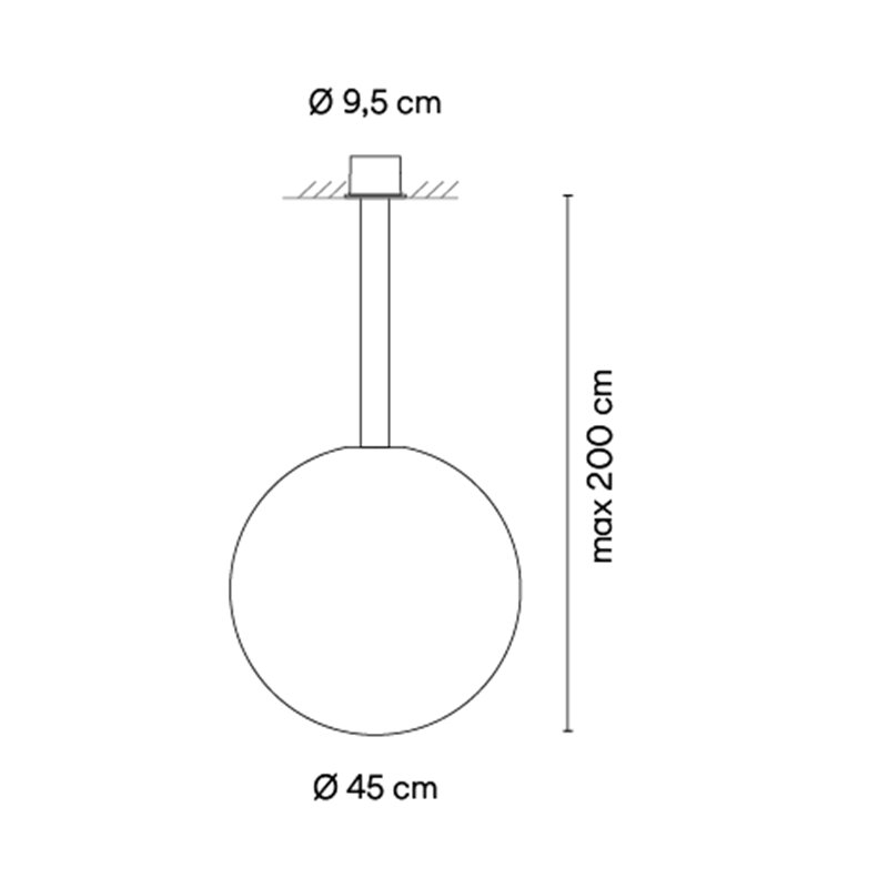 Vibia Circus solo Ø 45 cm - 0187 Hängelampe