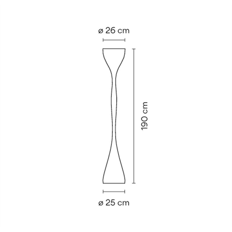 Vibia Jazz Ø 25 cm - 1329 Stehlampe