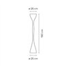 Vibia Jazz Ø 25 cm - 1329 Stehlampe