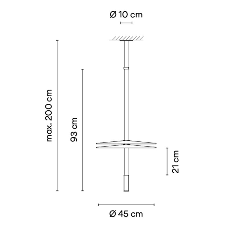 Vibia Flamingo mini Ø 45 cm - 1575 Hängelampe