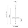 Vibia Flamingo mini Ø 45 cm - 1575 Hängelampe