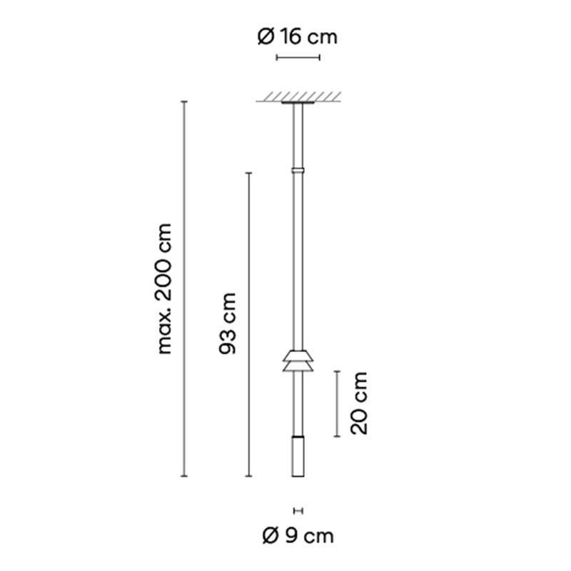 Vibia Flamingo mini Ø 9 cm - 1580 Hängelampe