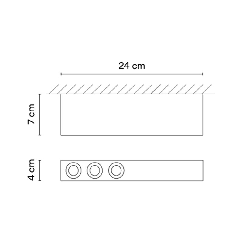 Vibia Offset 3x LED - 1722 Deckenlampe