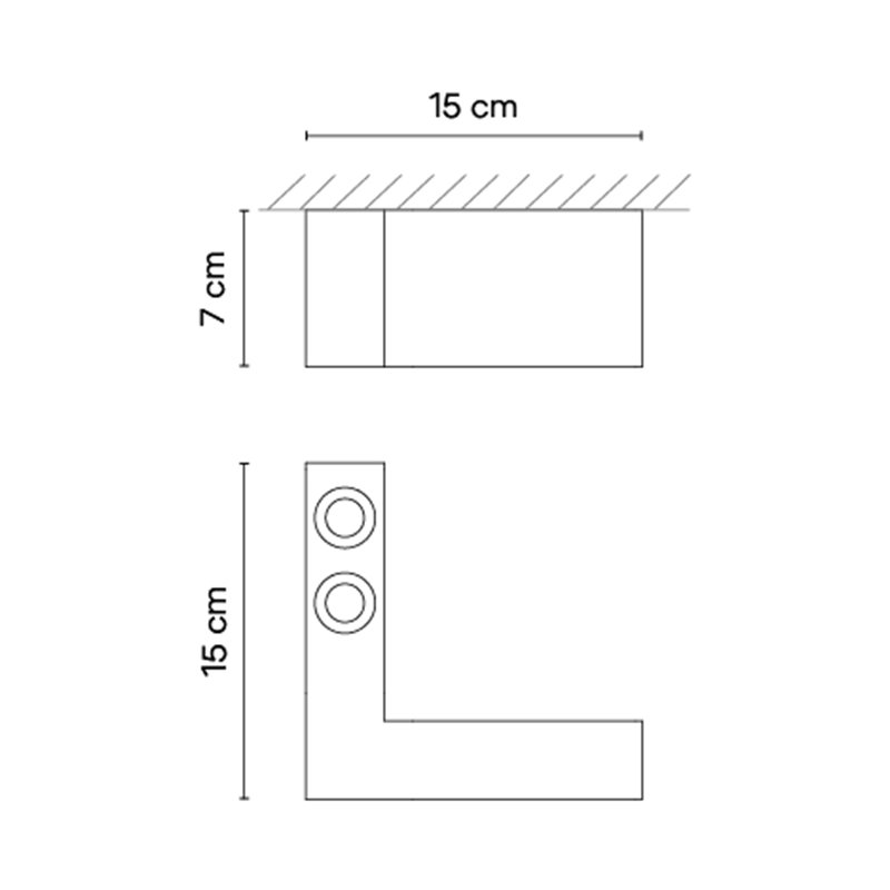 Vibia Offset 2x LED linke version - 1725 Deckenlampe