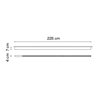 Vibia Offset Flat Diffuser 225 cm - 1757 Deckenlampe