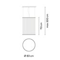 Vibia Array Ø 83 cm - 113 cm - 1830 suspension lamp
