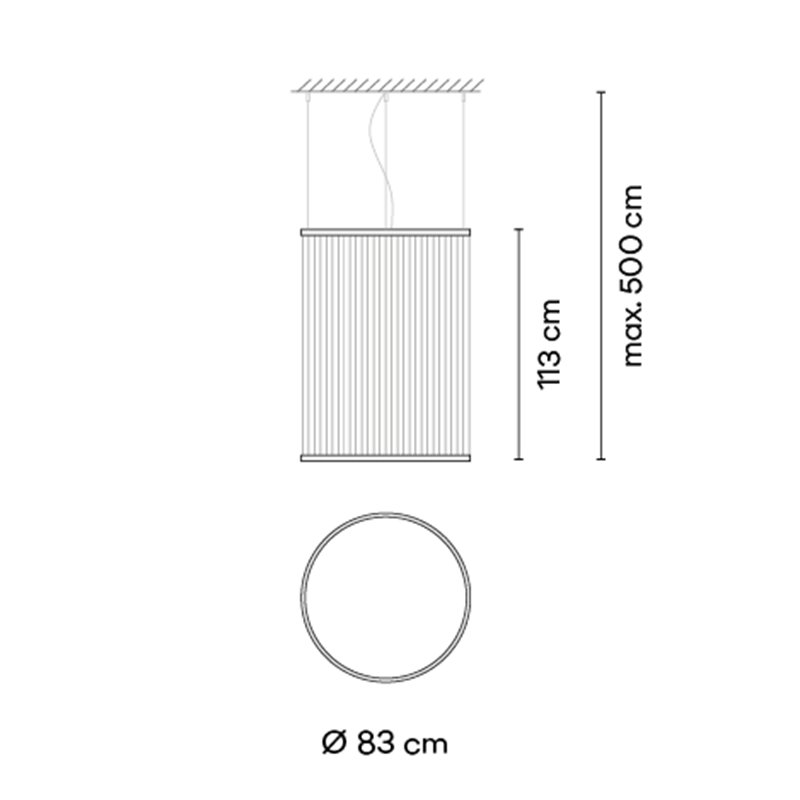 Vibia Array Ø 83 cm - 113 cm - 1830 Hängelampe