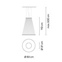 Vibia Array Ø 83 cm - 110 cm - 1865 suspension lamp