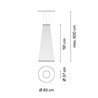 Vibia Array Ø 83 cm - 191 cm - 1870 Hängelampe