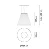 Vibia Array Ø 124 cm - 107 cm - 1875 Hängelampe