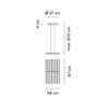 Vibia Rhythm Horizontal Wood- 2155 Hängelampe