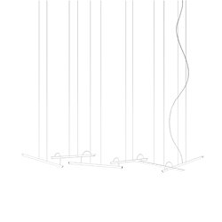 Vibia Halo lineal 6x - 2342 Hängelampe