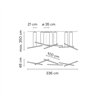 Vibia Halo lineal 6x - 2342 Hängelampe