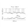 Vibia Halo lineal 9x - 2343 Hängelampe