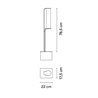 Vibia Class 1x - 2800 Pollerleuchte