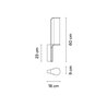 Vibia Class H. 60 cm - 2820 Wandlampe
