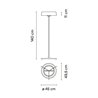 Vibia Dama Ø 49,5 cm - 3230 Stehlampe
