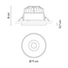 Vibia Circle Trim Narrow Ø 11 cm - 3320 Einbauspot