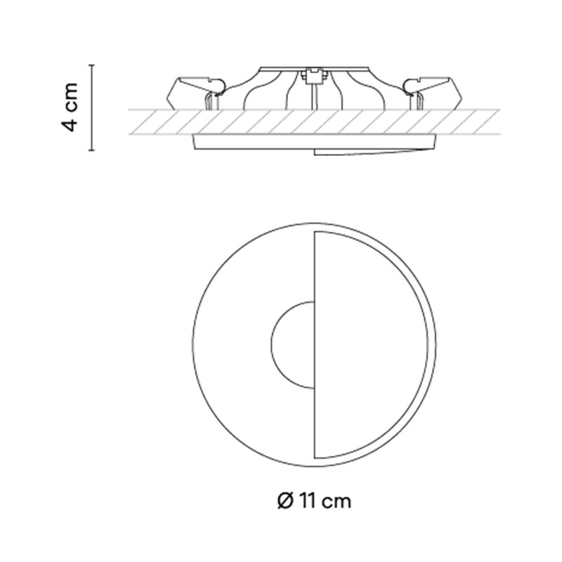 Vibia Circle Trim Ø 11 cm - 3350 Deckenlampe