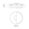 Vibia Circle Trim Ø 11 cm - 3350 Deckenlampe