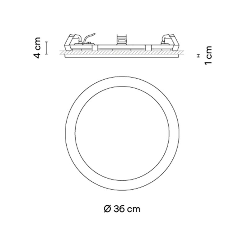 Vibia Circle Ø 36 cm - 3360 Deckenlampe