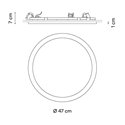 Vibia Circle Ø 47 cm - 3363 ceiling lamp