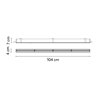 Vibia Line Wall Washer Trim 104 x 4 cm - 3585 Deckenlampe