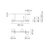 Vibia Palma 5x LED 150 cm - 3734 Hängelampe