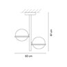 Vibia Palma 4x LED 50 x 61 cm - 3760 Deckenlampe