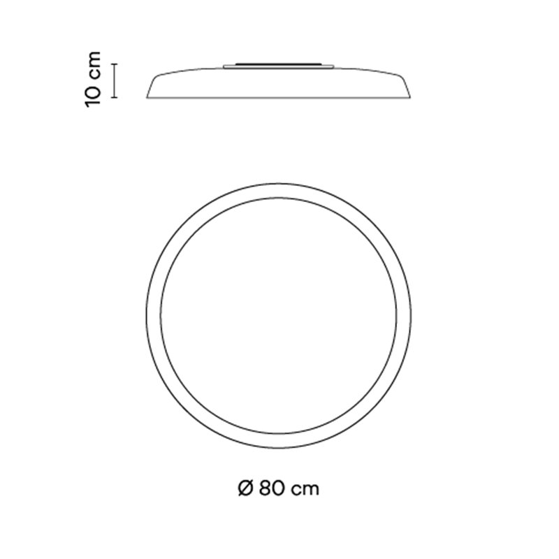 Vibia Bigger Ø 80 cm - 3900 Deckenlampe