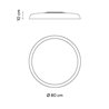 Vibia Bigger Ø 80 cm - 3900 Deckenlampe