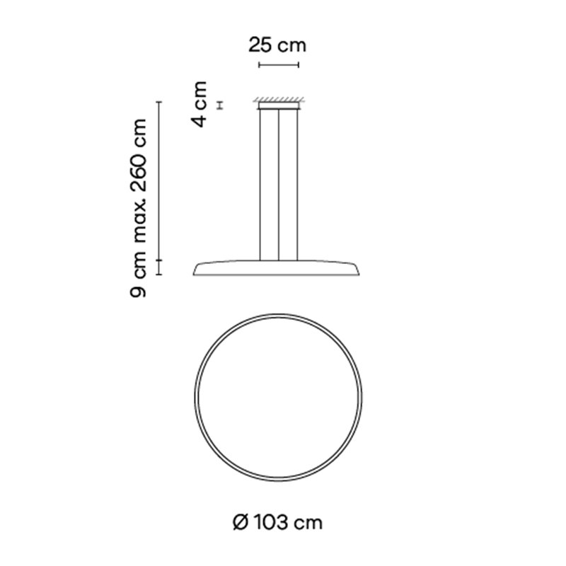 Vibia Bigger Ø 103 cm - 3930 Hängelampe