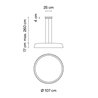 Vibia Bigger Ø 107 cm - 3935 Hängelampe