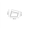 Vibia Break 48 x 38 cm - 4108 Pollerleuchte
