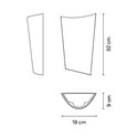 Vibia Break Plus 2x LED 19 x 32 cm - 4118 wall lamp