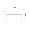 Vibia Dots outdoor Direct Surface Grazer Ø 20 x 12 cm - 4700 Wandlampe