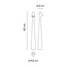 Vibia Africa Portable Ø 5 x 40 cm - 5585 Tischlampe