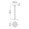 Vibia Lily Ø 49 x 155 cm - 5725 Stehlampe